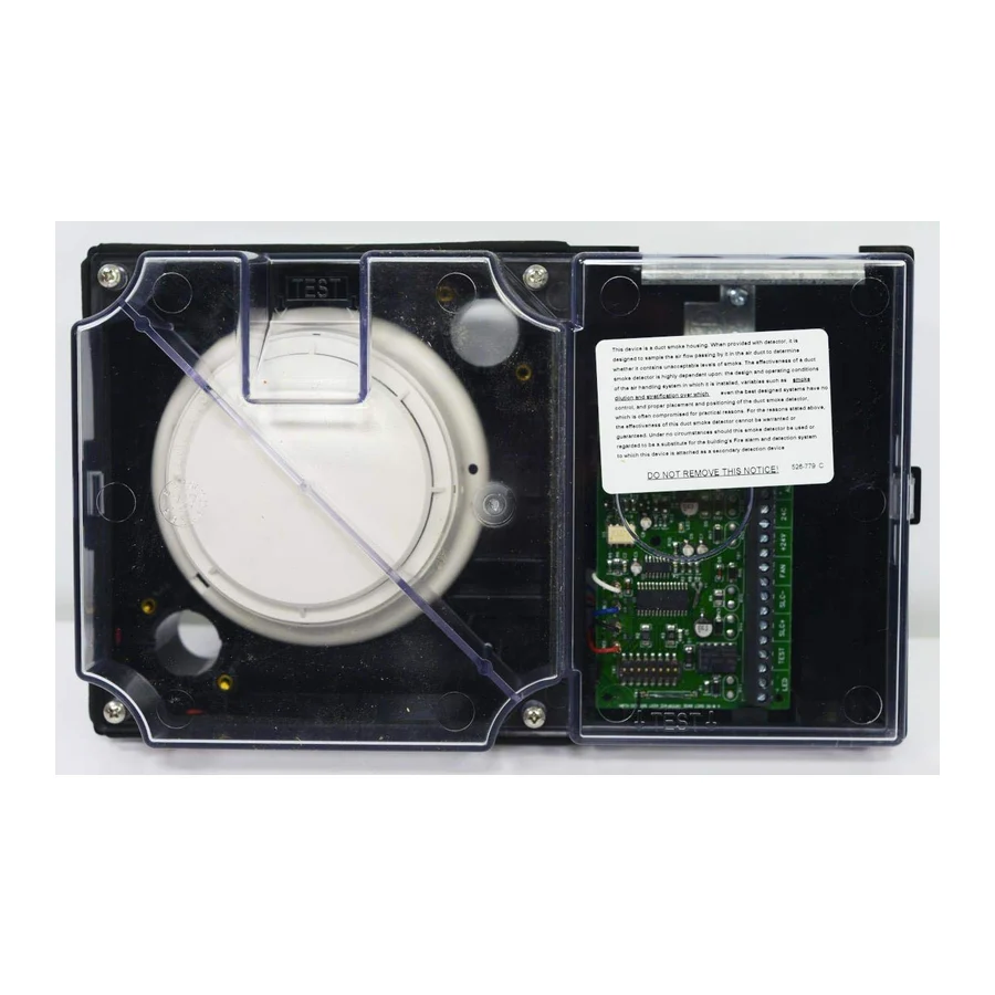 4098-9755 | DETECTOR DE HUMO PARA DUCTO DIRECCIONABLE - SIMPLEX - UL/FM