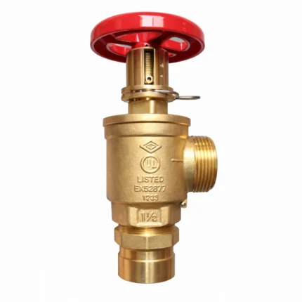 J282-GI-25 | VÁLVULA ANGULAR RESTRICTORA CONTRA INCENDIOS UL/FM - 2 1/2 - MARCA HUACHENG