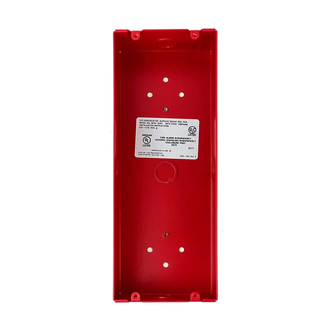 2975-9461 | Caja de montaje para anunciador remoto para 4007ES