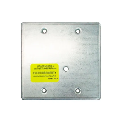 4090-9802 | Tapa para Caja Cuadrada Adosada c/ agujero p/LED