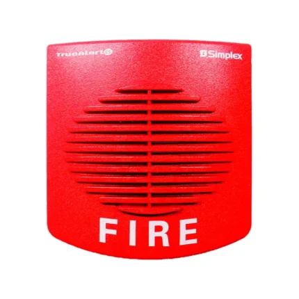 Parlante rectangular rojo de pared 4902-9716