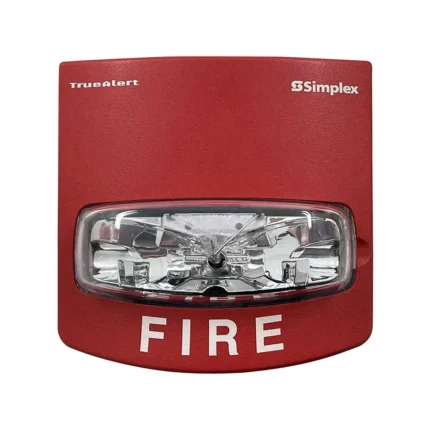 Luz estroboscópica Simplex TrueAlert multicandela roja para pared 4906-9101