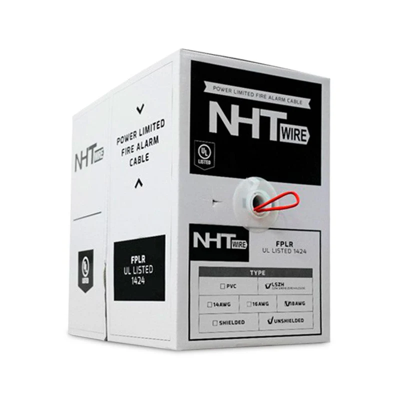 AWGUSH22LSZH4C-NU || Cable UL-FPLR 22 AWG, LSZH, Unshield, 4 Conductores 4*22 AWG
