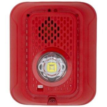 System Sensor P2RLED-P sirena estroboscópica LED roja de pared